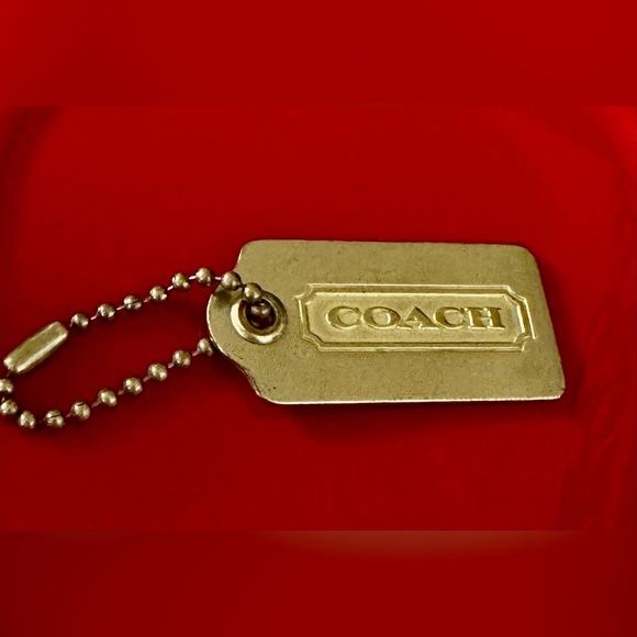 Coach Handbags - Coach metal hang tag